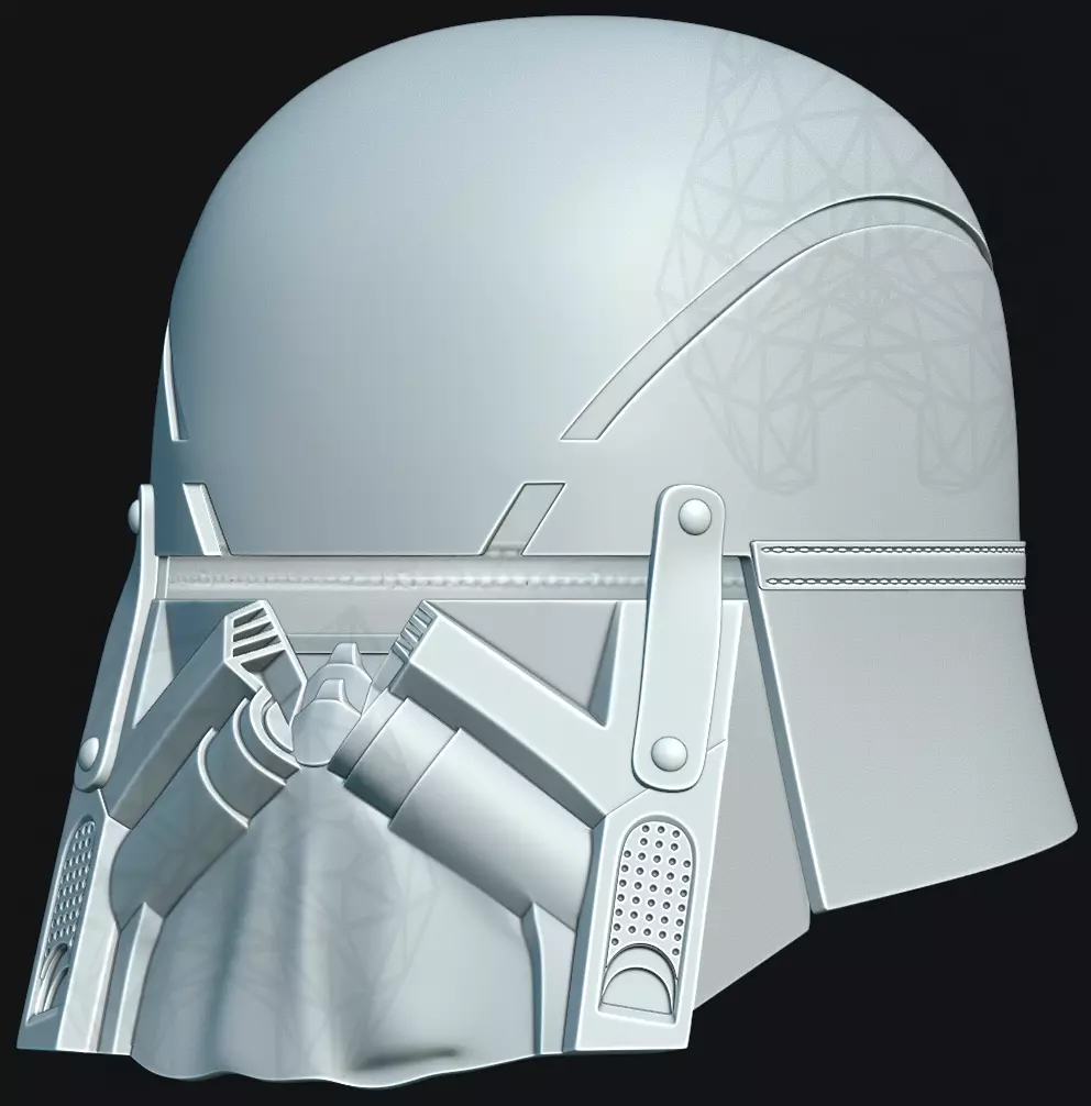 Ushar Helmet 3D print model_0