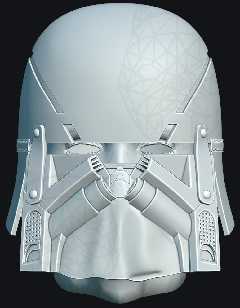 Ushar Helmet 3D print model_8
