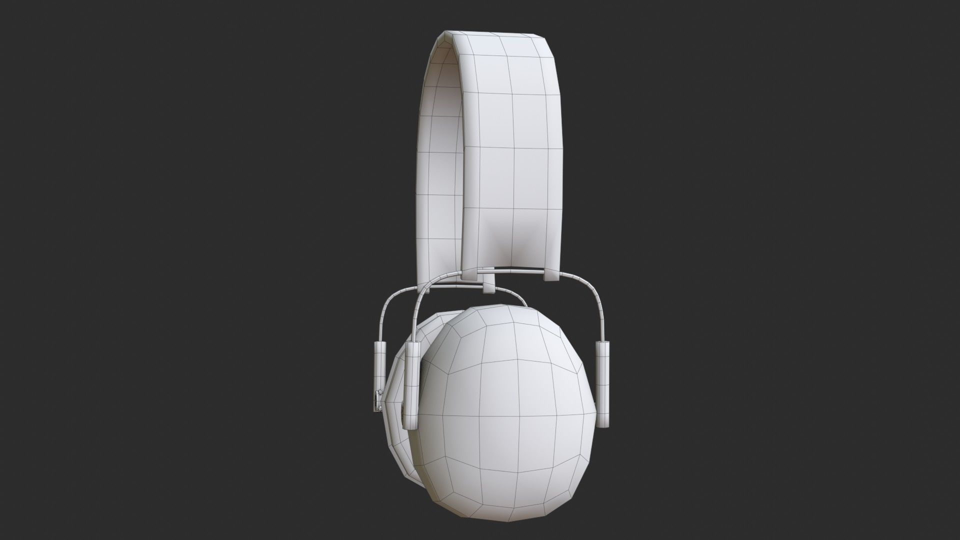 Hearing Protection - Earmuffs Low-poly 3D model_18
