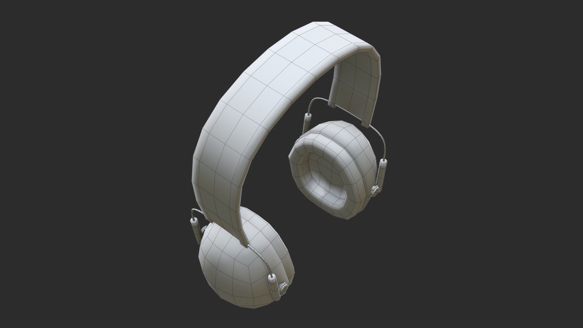 Hearing Protection - Earmuffs Low-poly 3D model_15