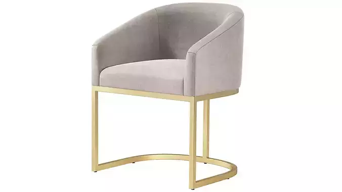 Restoration Hardware Emery Barrelback Slope Armchair RH