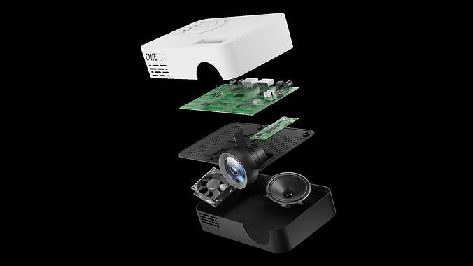 Mini Projector 3D model