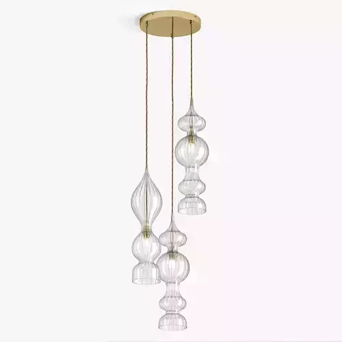 Rothschild Bickers Spindle Pendant clusters 3D model