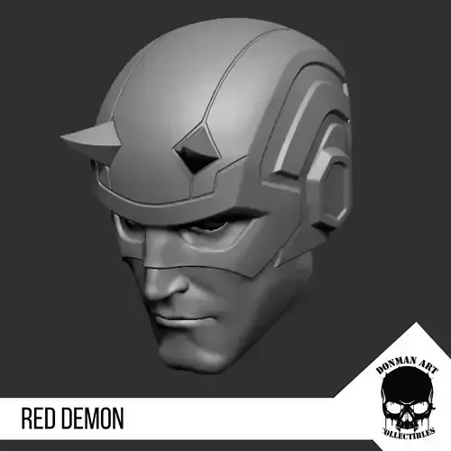 The Demon Head for 6 inch action figures 3D print model