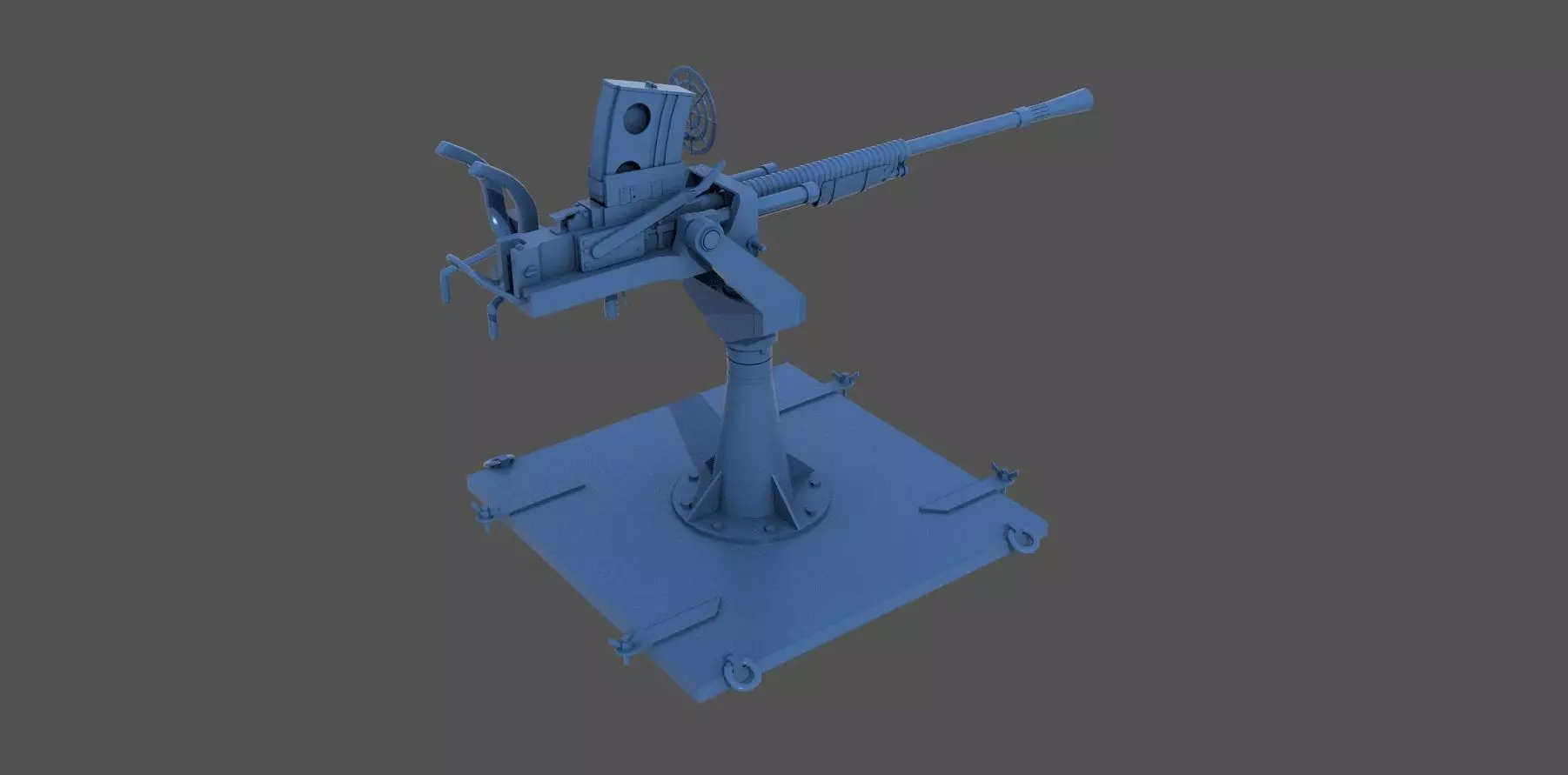 Japanese 25mm MG - Personal license - 1-100 scale 3D print model_0