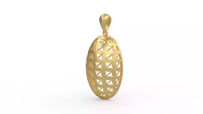 Ultra Vision Egg Oval Women Pendant