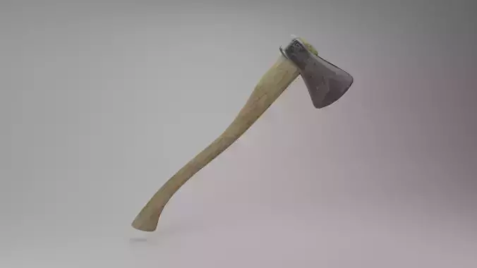 Lumberjack Axe Low-poly