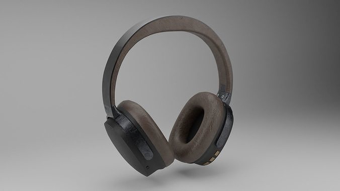 Headphone bluetooth headset Free low-poly 3D model
