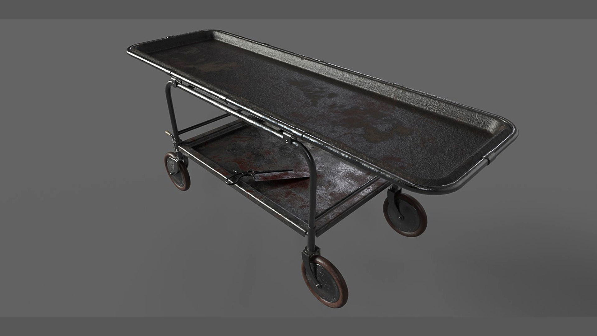 Corpses Bodybags set 1 UE4 Low-poly 3D model_13