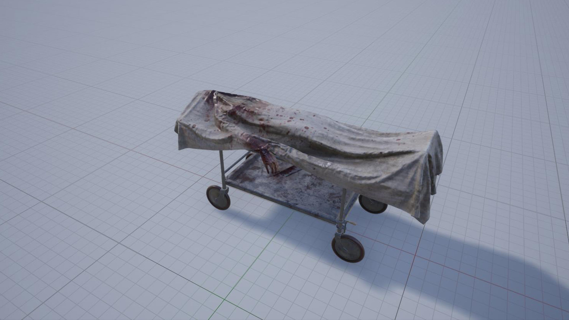 Corpses Bodybags set 1 UE4 Low-poly 3D model_14