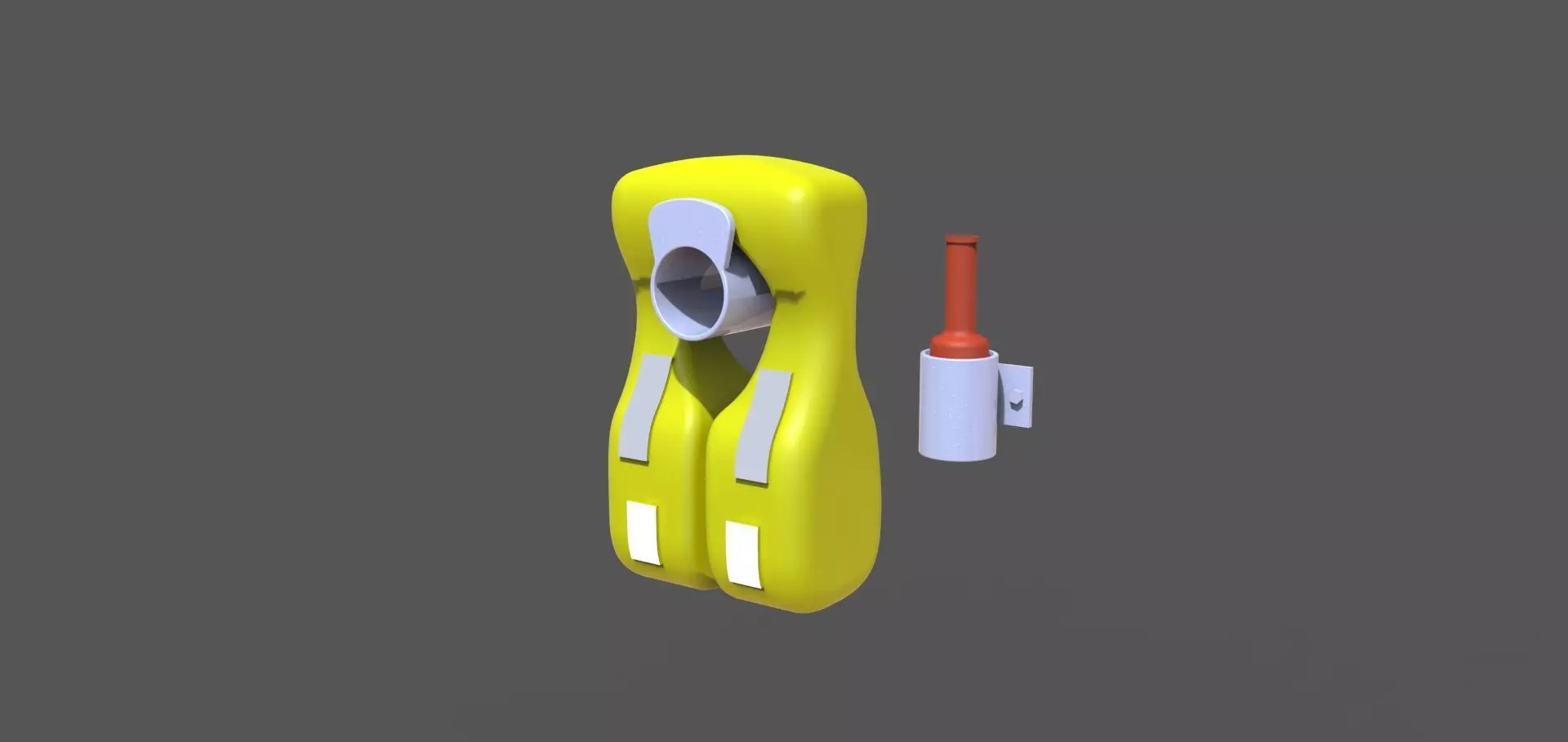 life jacket typ B 3D print model_0
