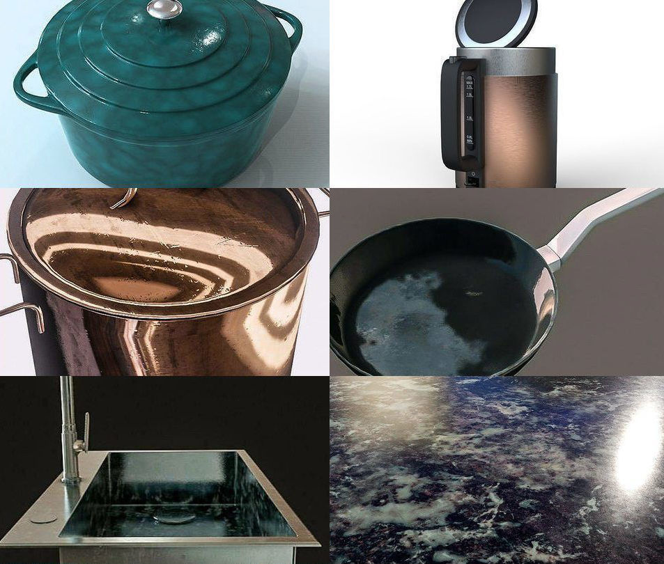 Kitchen 3D Model Mega Pack 3D Model Collection_35