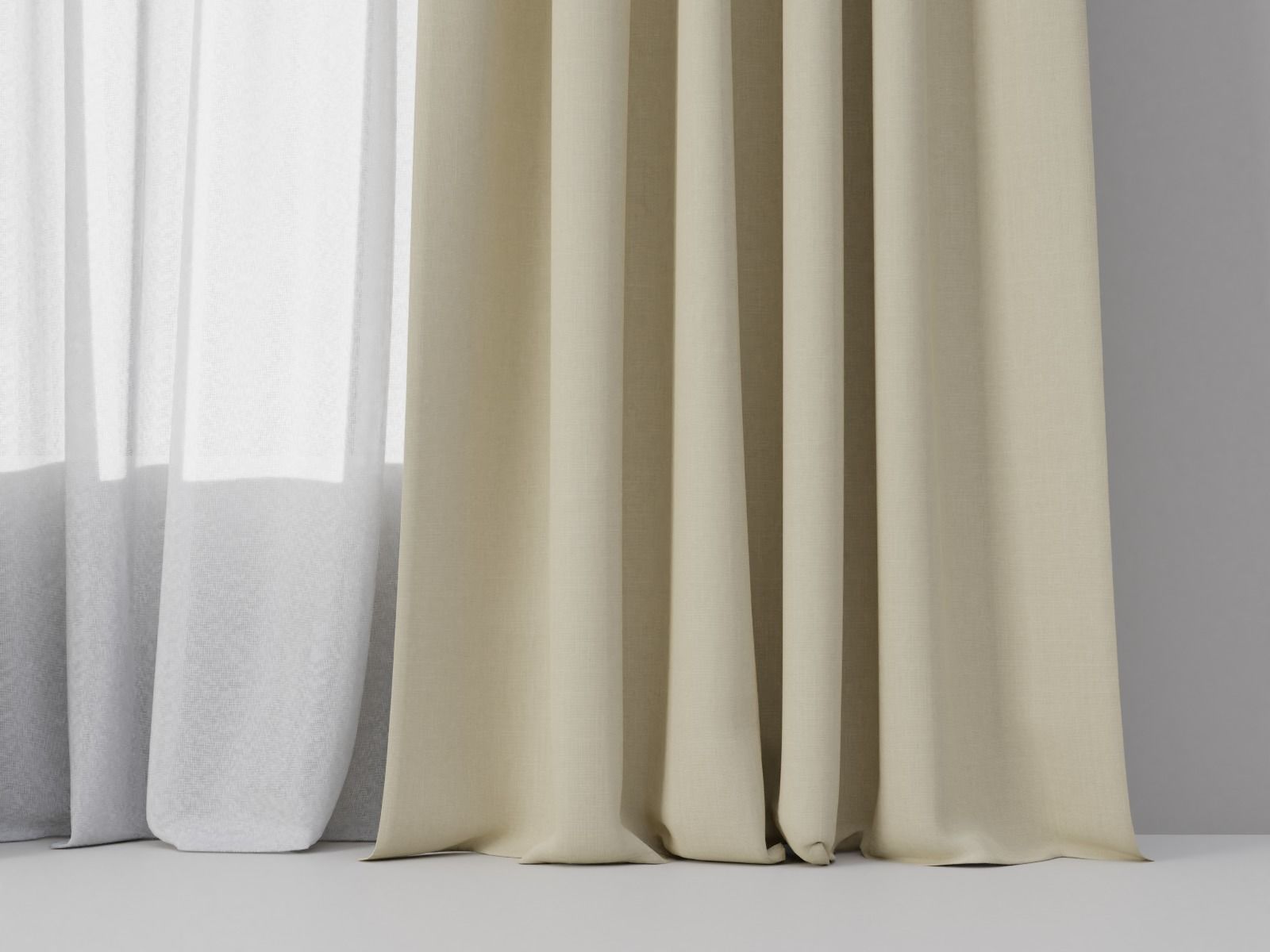 Curtains 03 collection 6 3D model_8