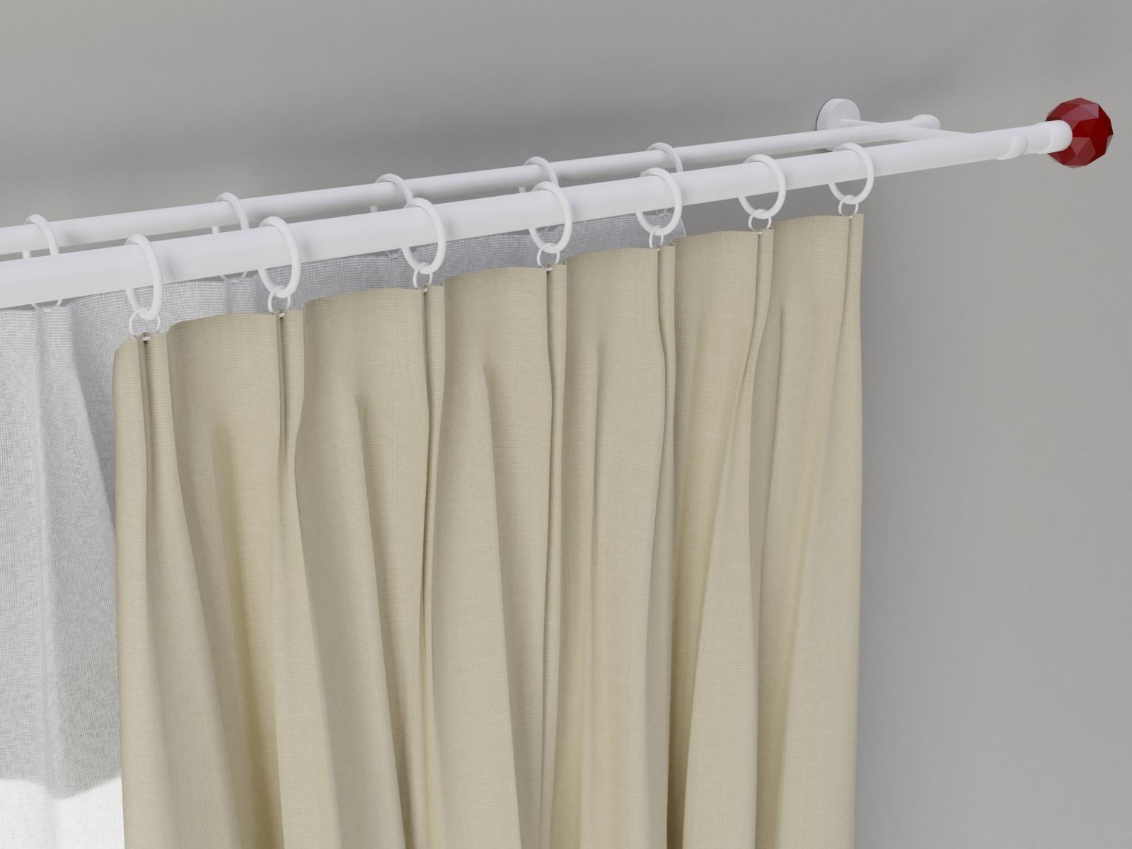 Curtains 03 collection 6 3D model_9