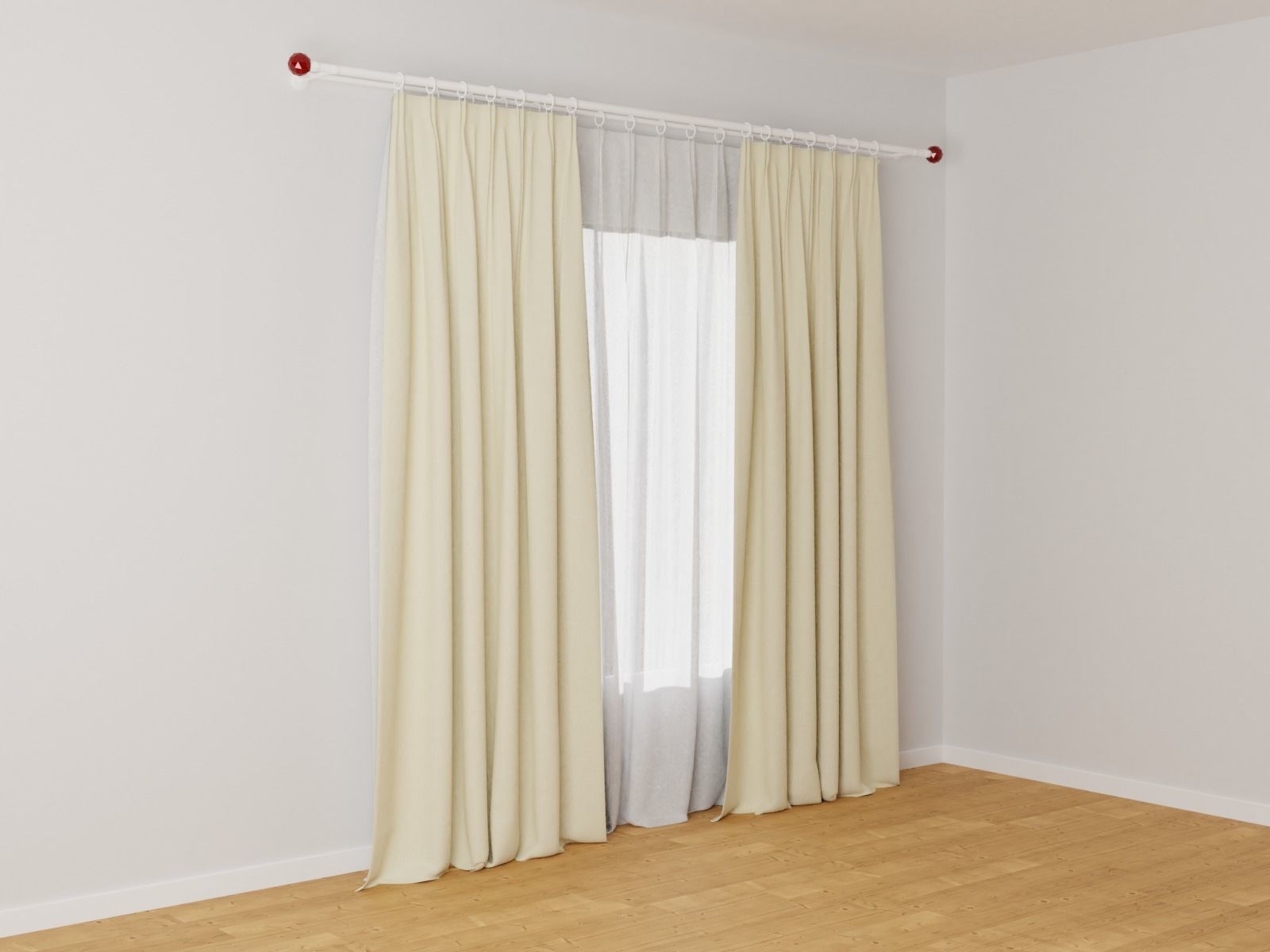 Curtains 03 collection 6 3D model_2