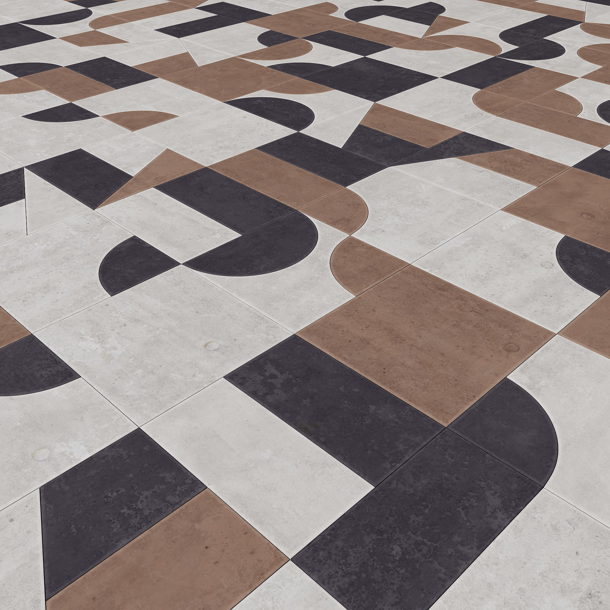 Tile Mutina Puzzle n2 3D model_3