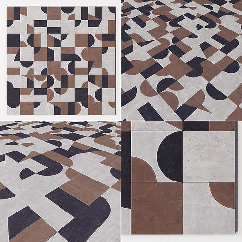 Tile Mutina Puzzle n2 3D model
