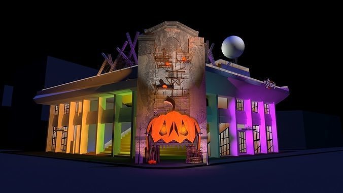 Hot6 HorrorCastle Party 3D model | CGTrader