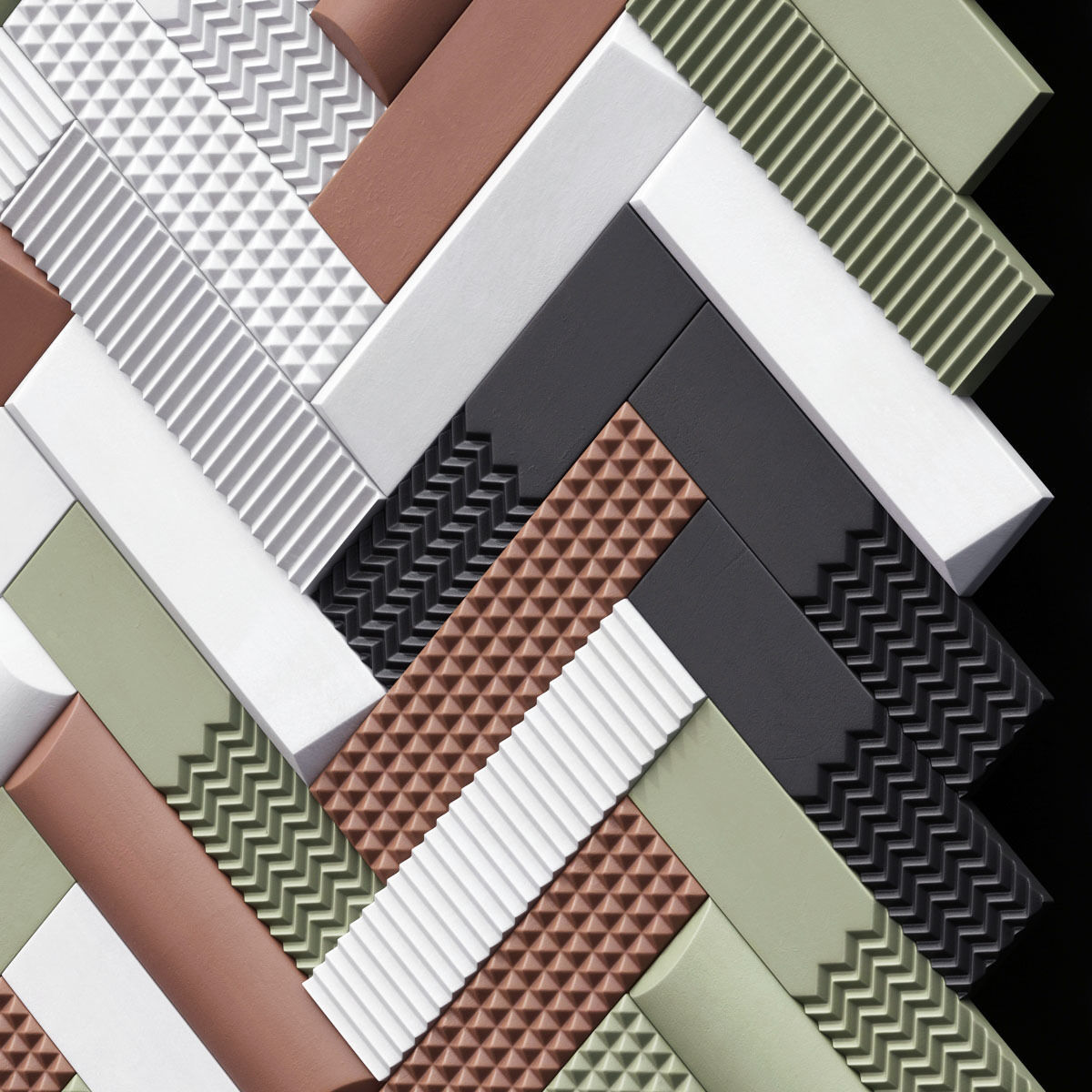 Tile Biscuit plan bianco n2 3D model_5