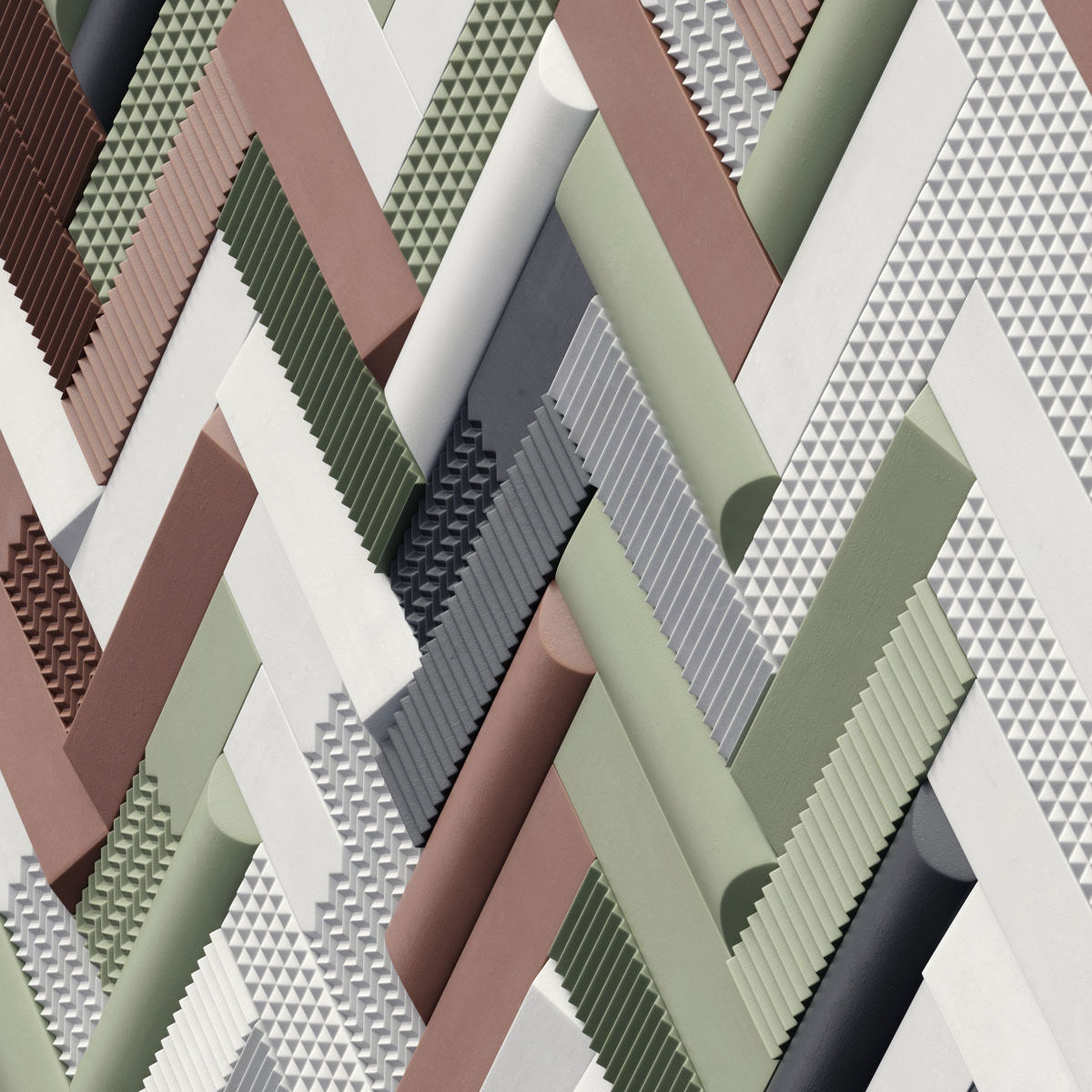 Tile Biscuit plan bianco n2 3D model_4