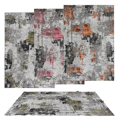 50 in 1 Rug Collection No 6 Low-poly 3D model 2