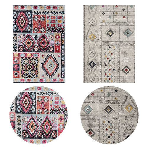 50 in 1 Rug Collection No 6 Low-poly 3D model 5