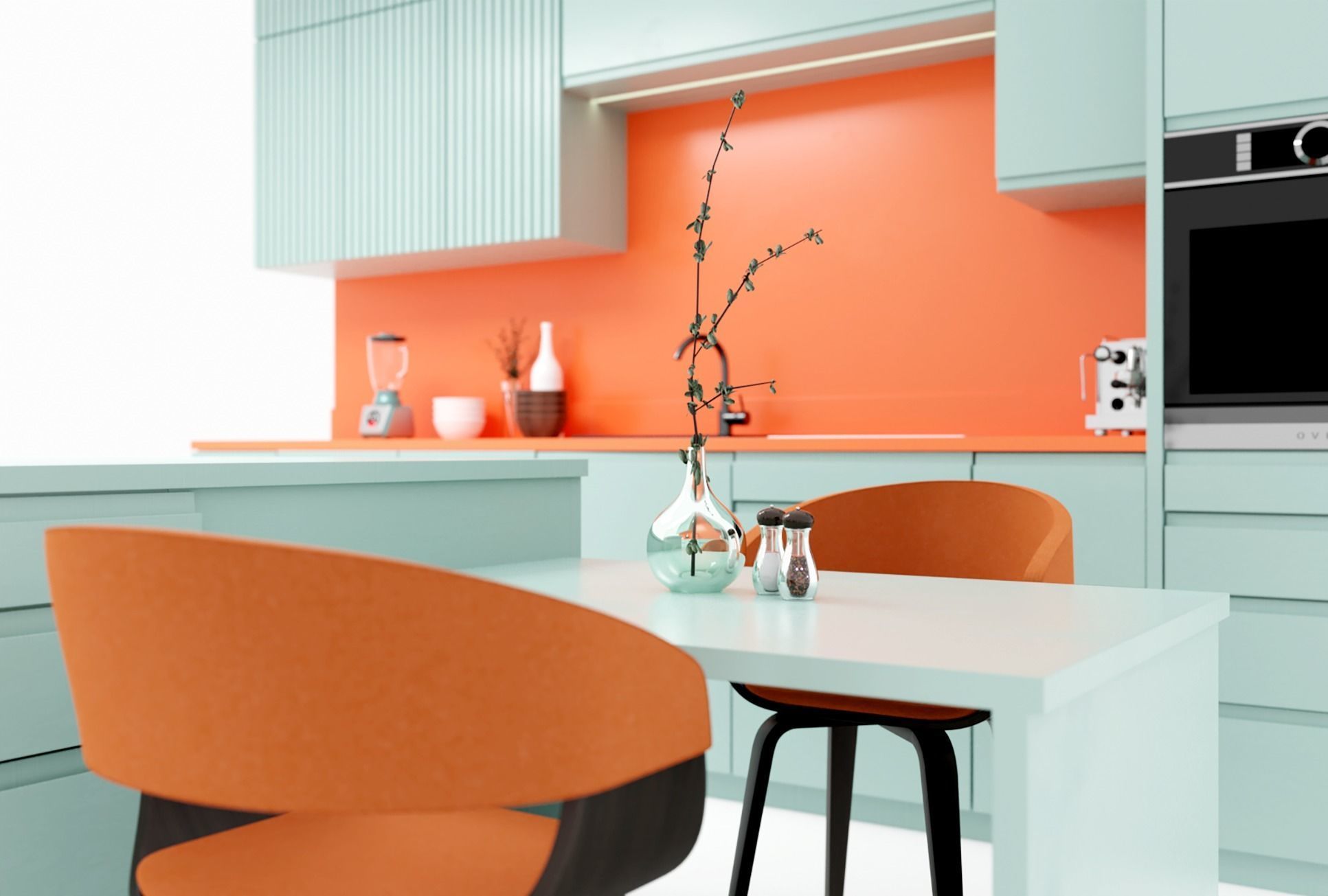 Modern Kitchen 3D model_4