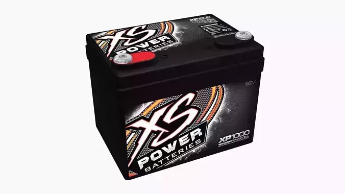 XS Power XP1000 Battery Low-poly 3D model