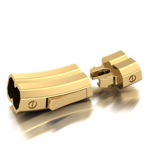 MEN LEATHER BRACELET  3D print model_4