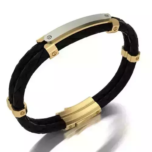 MEN LEATHER BRACELET 
