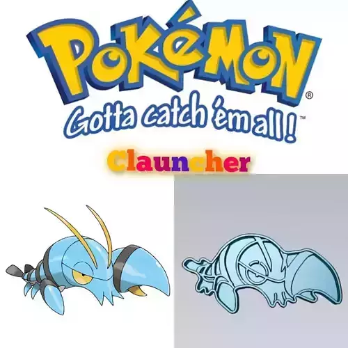 Amazing Pokemon Clauncher Cookie Cutter Stamp Cake Decorating 