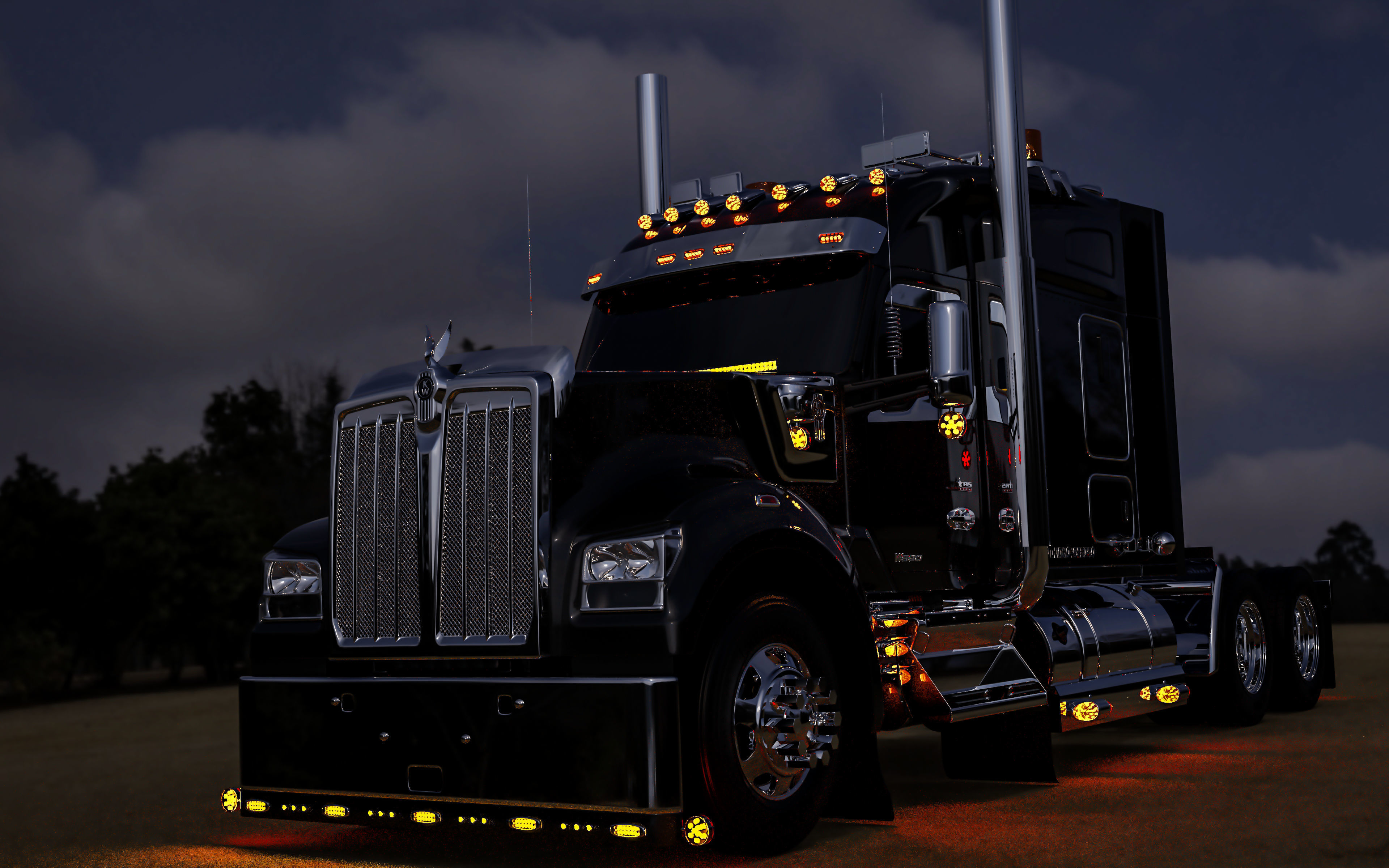 Kenworth W990 Custom 3D Model  3D model_3