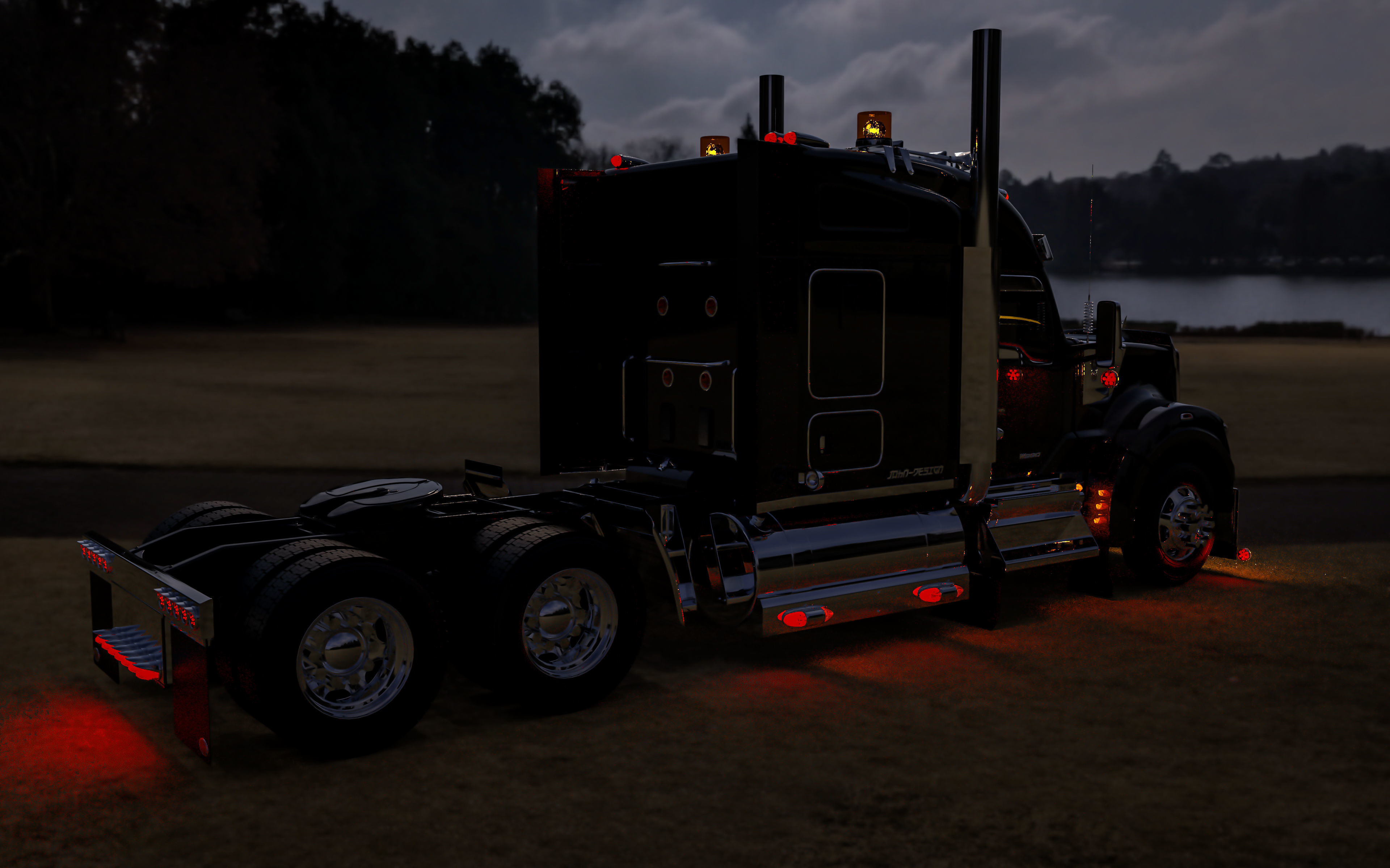 Kenworth W990 Custom 3D Model  3D model_9