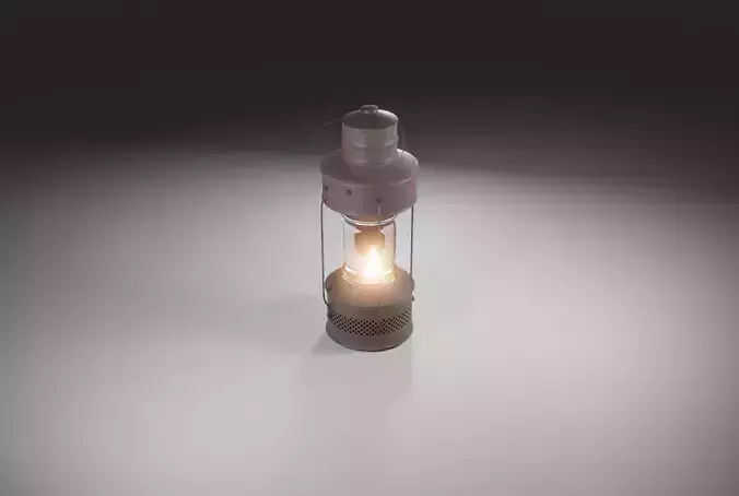 Low-Poly old latern