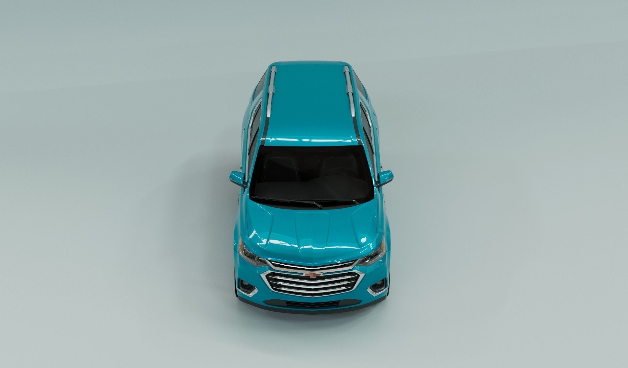 Chevrolet Traverse 2022 Low-poly 3D model_8