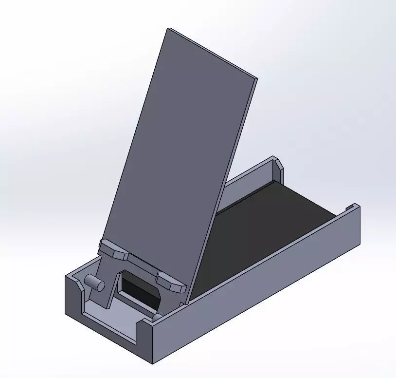 GSM Phone Powerbank Charge Stand  3D print model_0