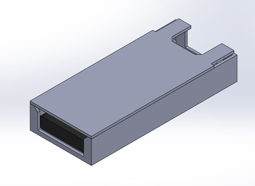 GSM Phone Powerbank Charge Stand  3D print model_3