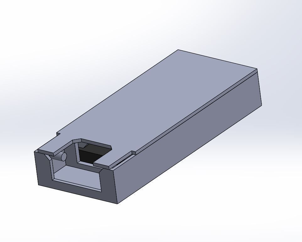 GSM Phone Powerbank Charge Stand  3D print model_2