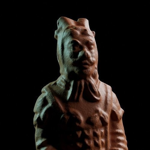 Chinese terracotta warrior miniature 3D print model