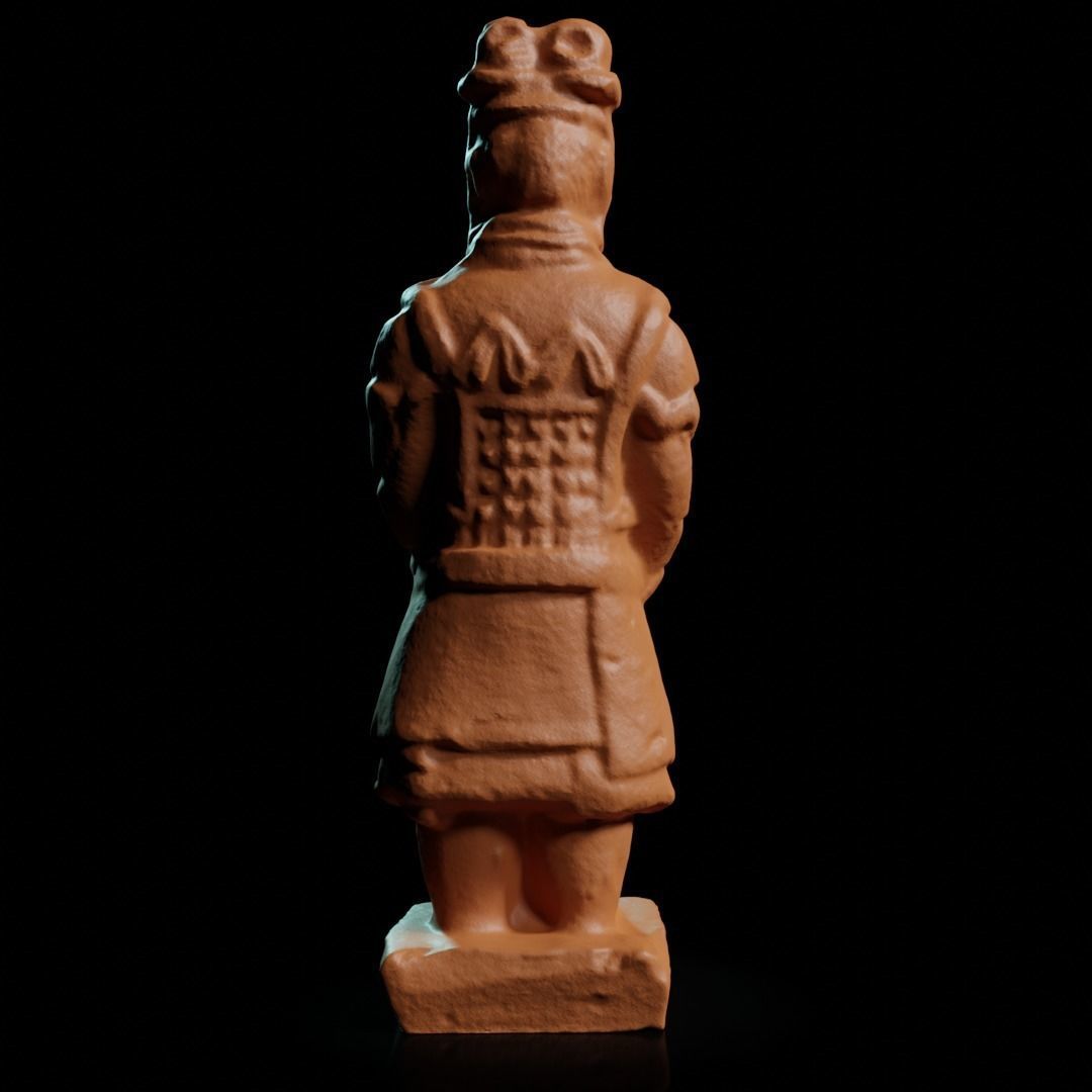 Chinese terracotta warrior miniature 3D print model_5
