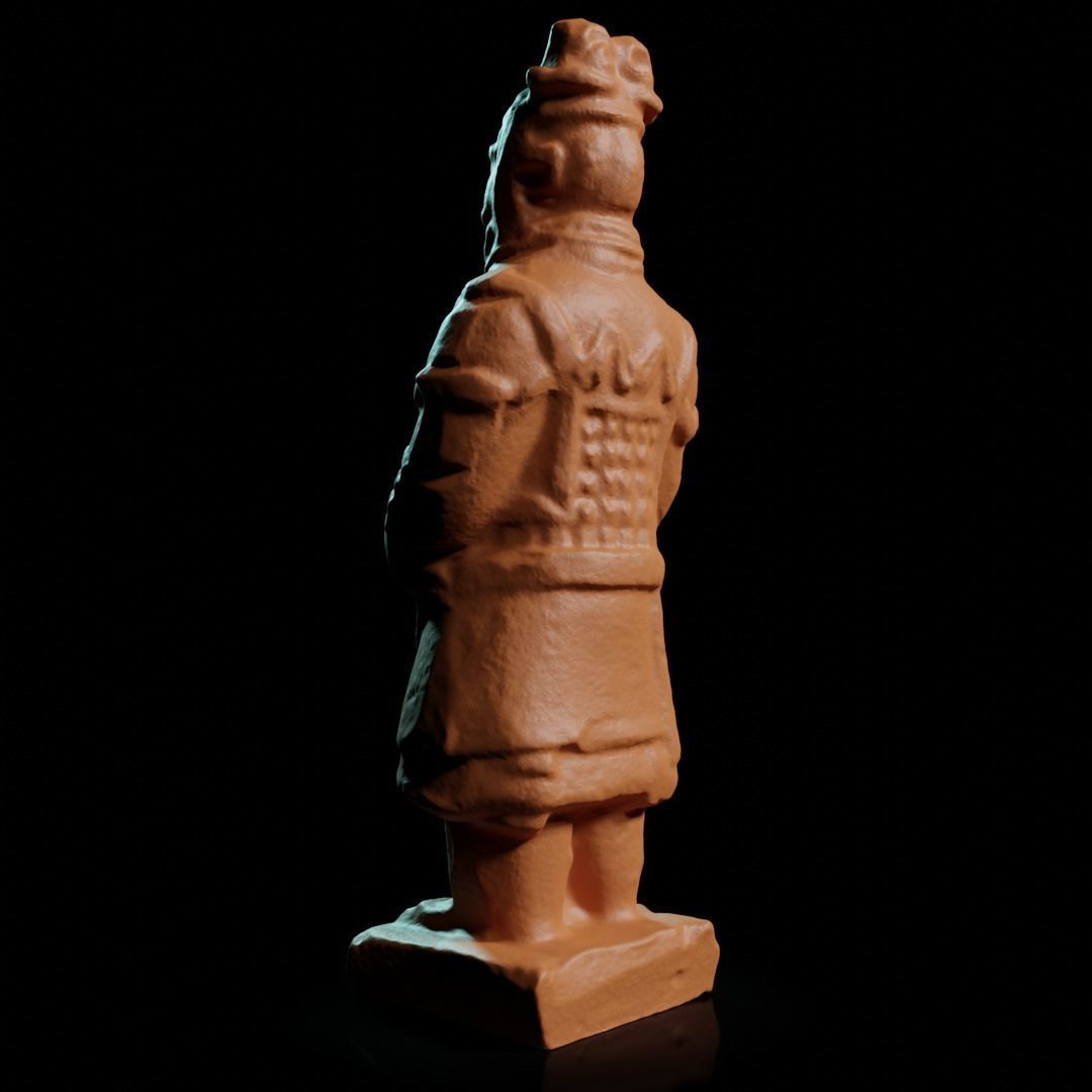 Chinese terracotta warrior miniature 3D print model_6