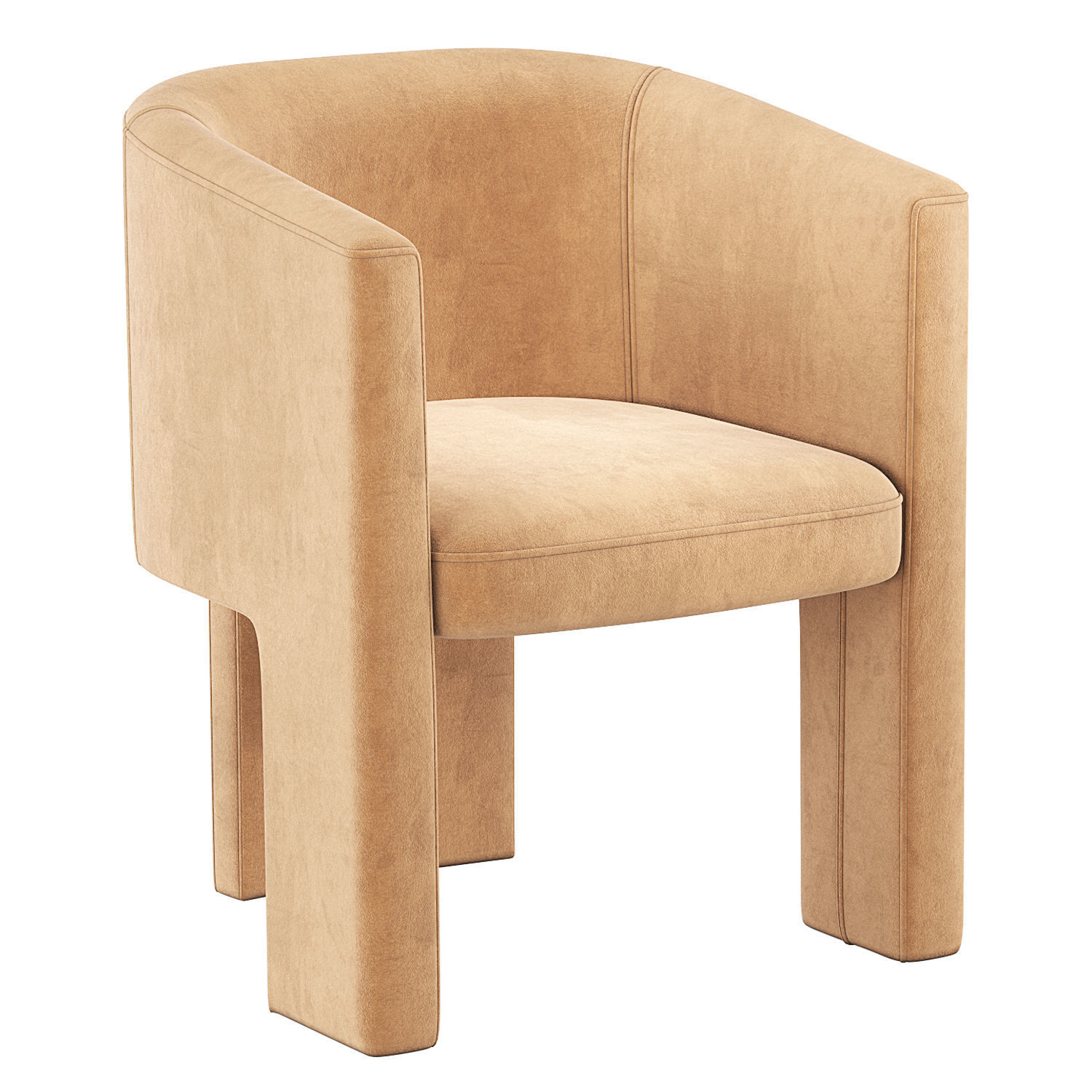 Coco Republic Phoenix Dining Chair 3D model_11