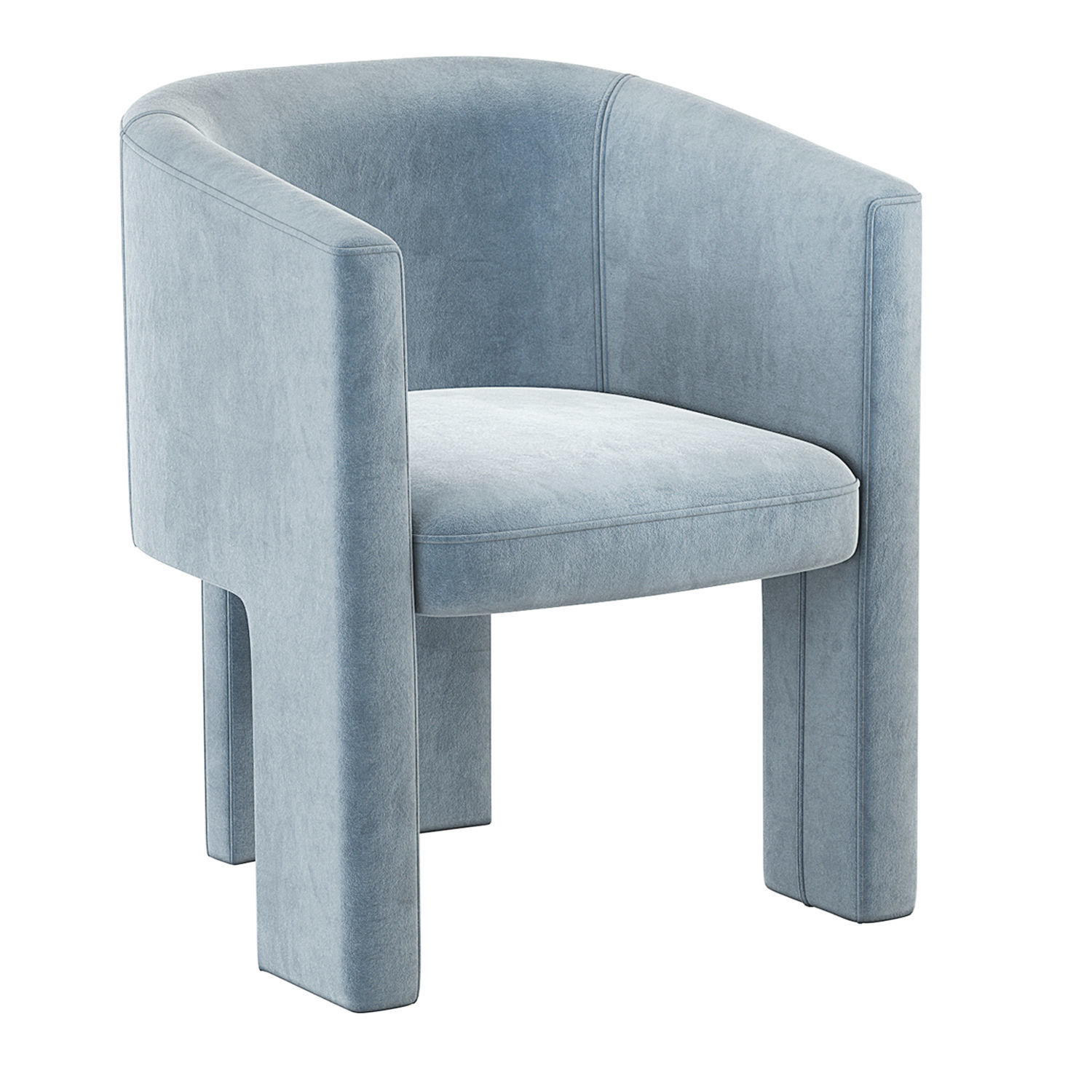 Coco Republic Phoenix Dining Chair 3D model_8
