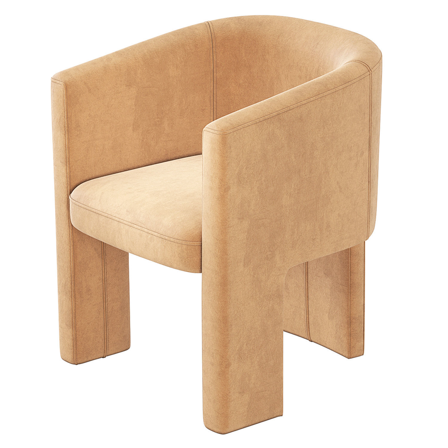 Coco Republic Phoenix Dining Chair 3D model_10