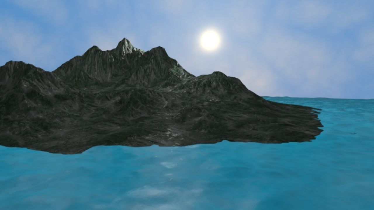 NMA Island Rock 002 Iridium Preset 02 Low-poly 3D model_2
