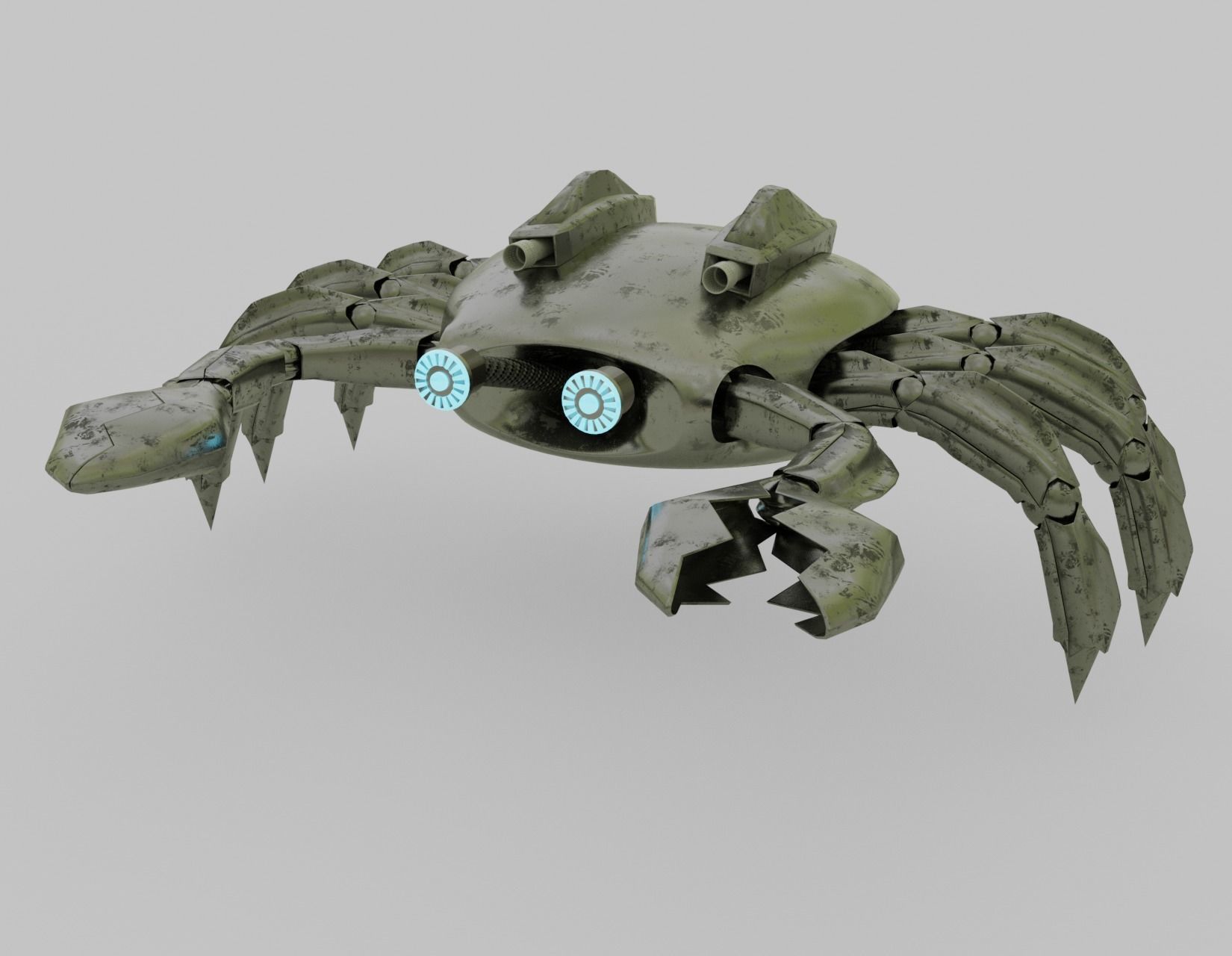 ROBOT CRAB 3D model_2