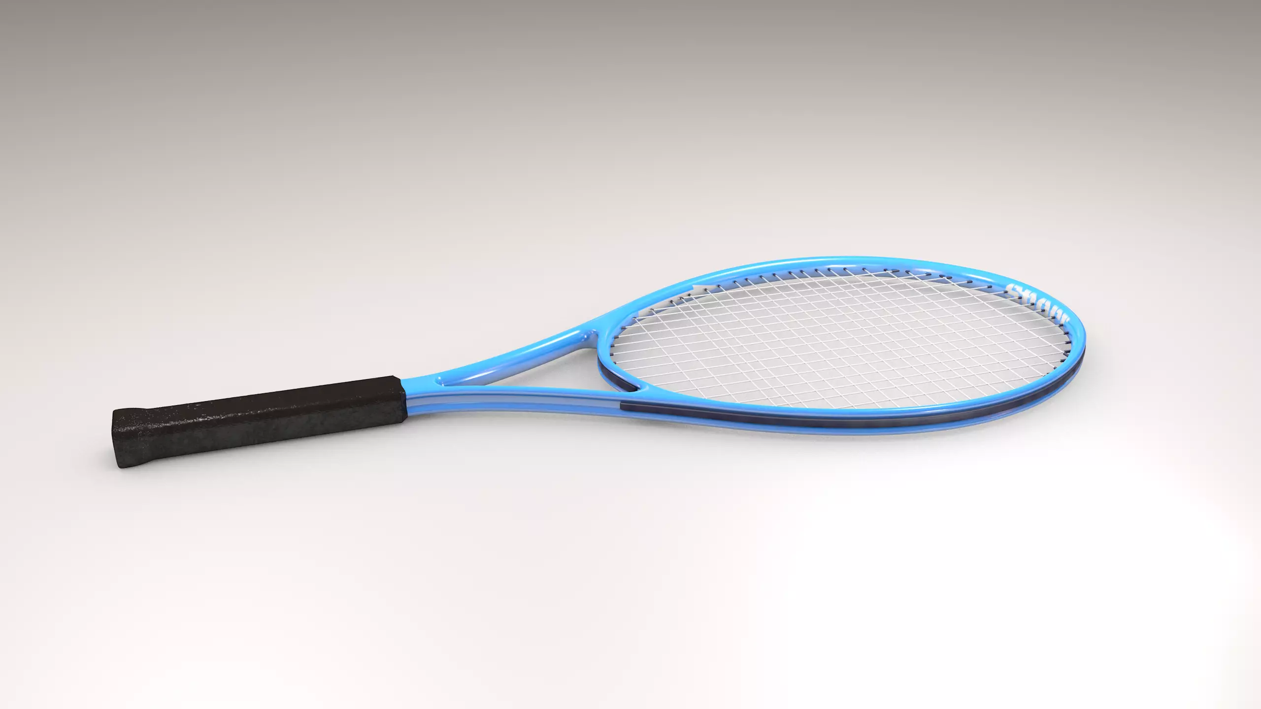 Tennis racquet 3D model