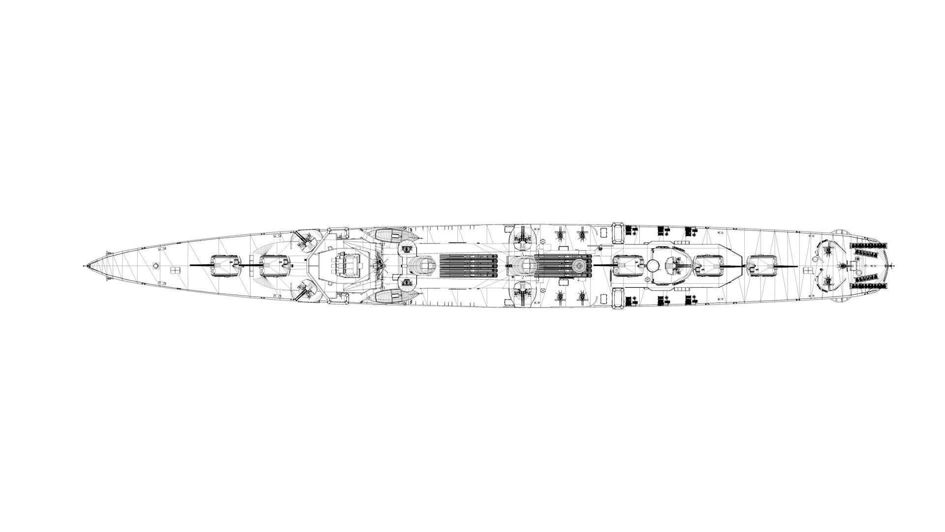 USS Johnston Destroyer DD-557 3D model_13