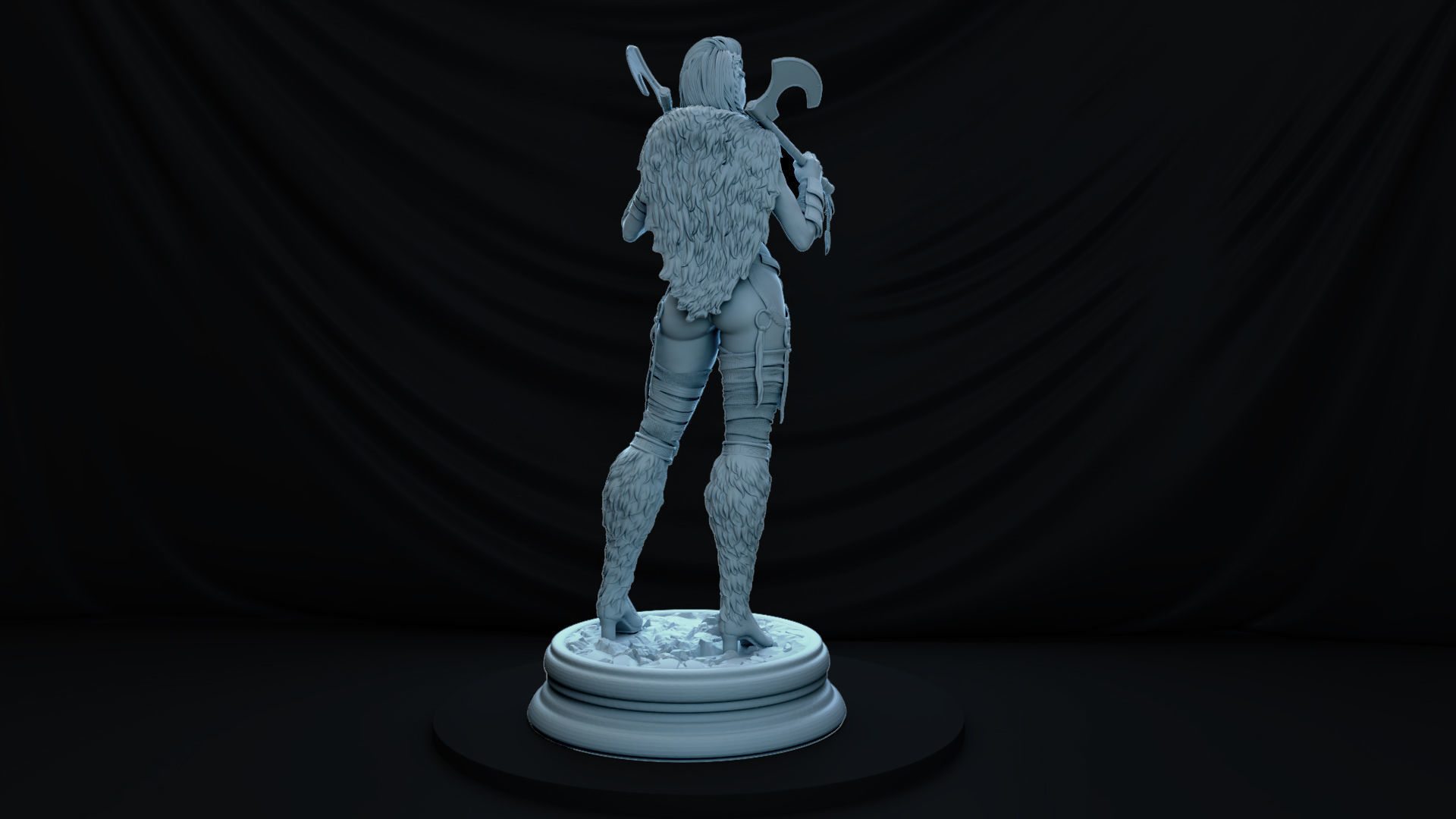 Sexy Warrior 3D print model_2