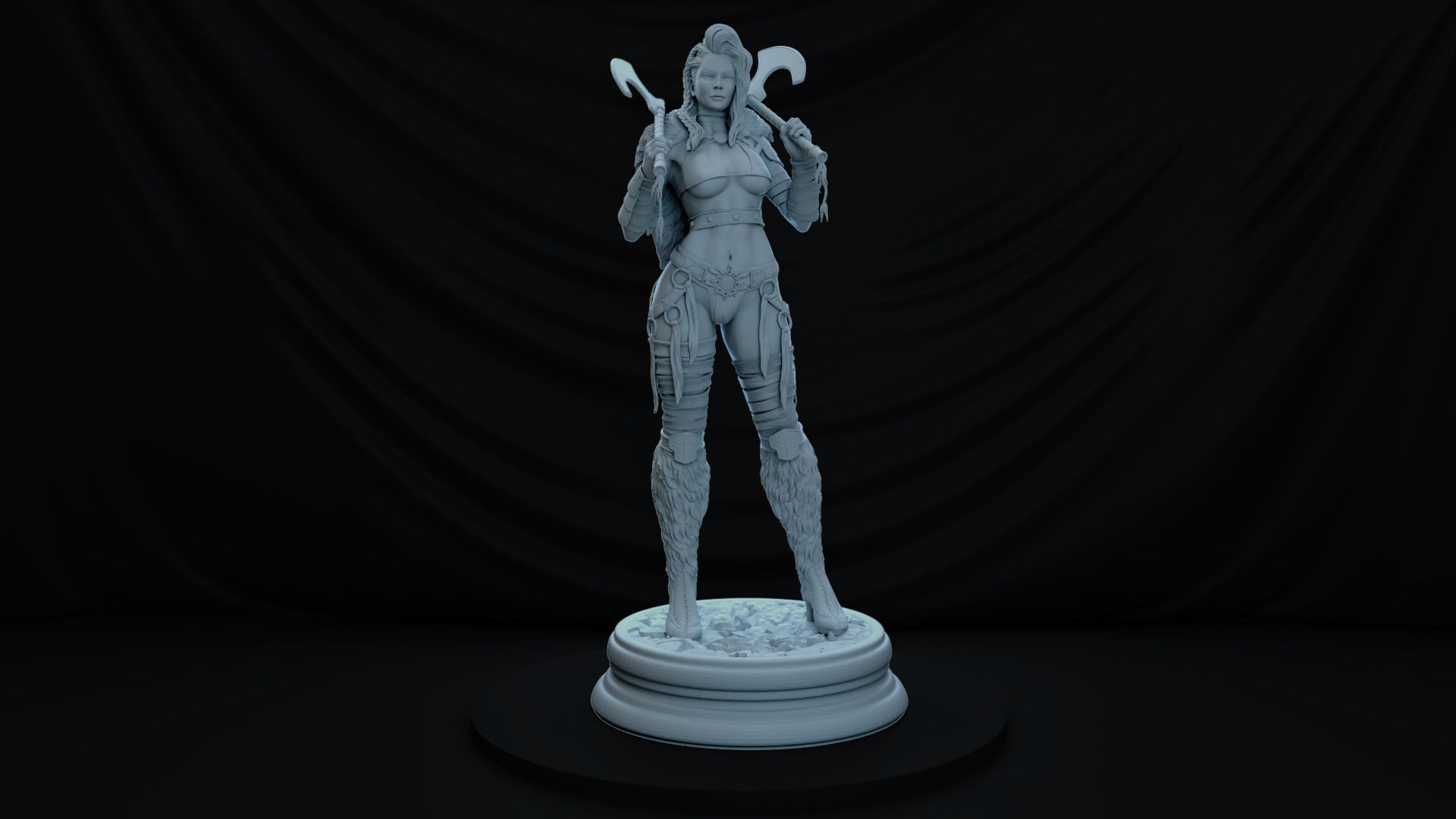 Sexy Warrior 3D print model_4